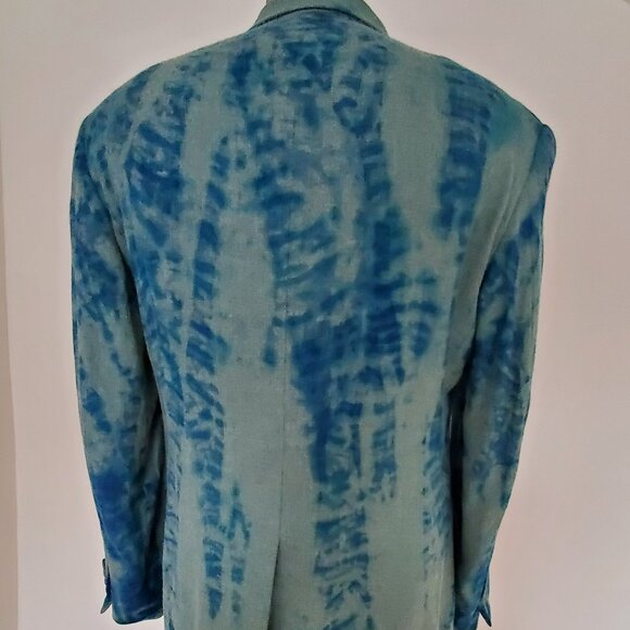 Loro Piana nordstrom cashmere silk sweater jacket blazer blue grey gray 42 L XL - Picture 5 of 11